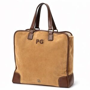 Purificacion Garcia Suede Leather Tote